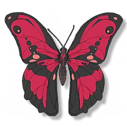 Red Feather Butterfly image